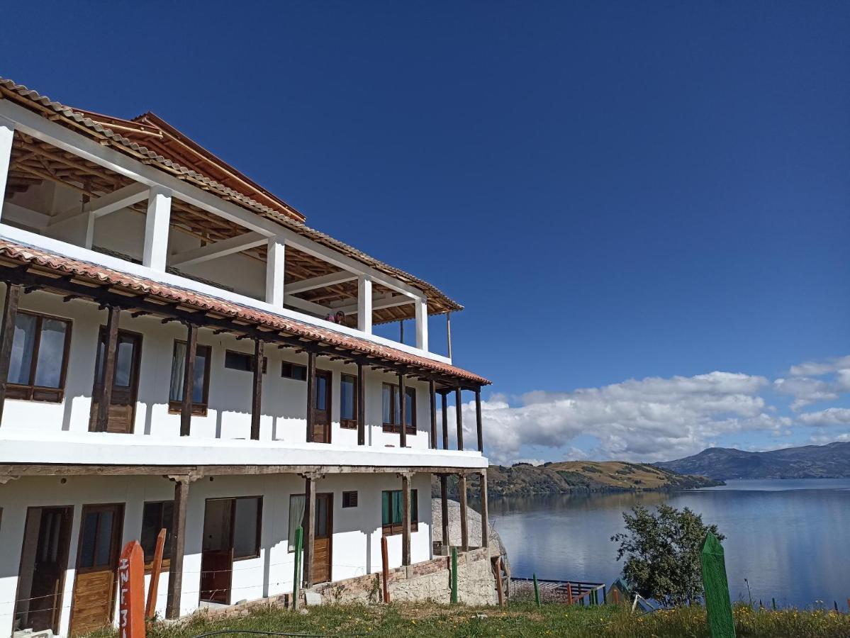 Hotel Tota Eliseo Playa Blanca Lago De 托塔 外观 照片